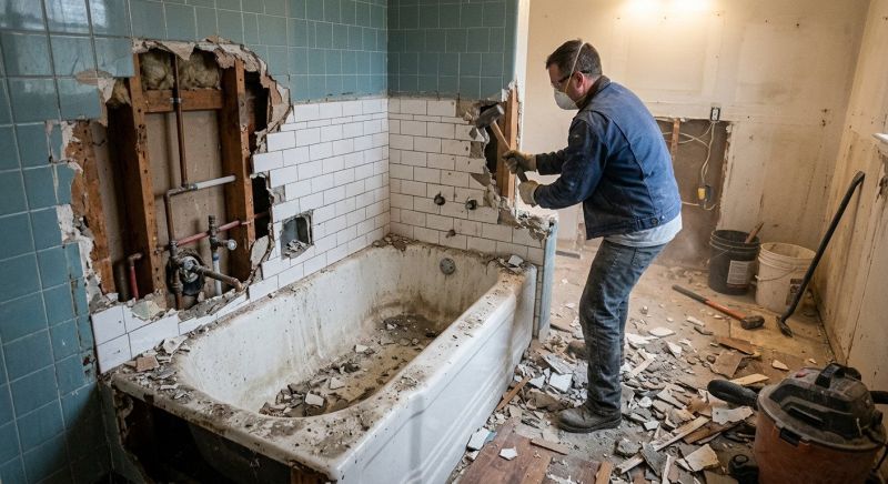 Bathroom Demolition in Sacramento, CA
