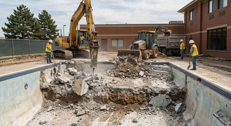Commercial Pool Removal in Sacramento, CA