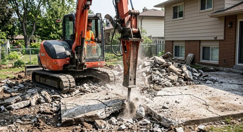 Concrete Pavement Demolition in Bergen County, NJ