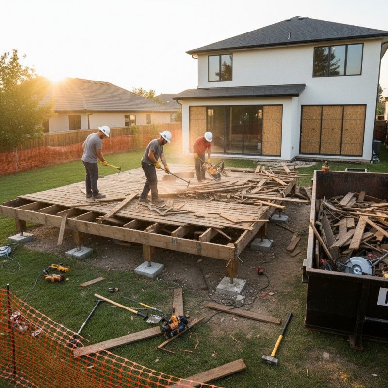 Terrace Demolition in Sacramento, CA
