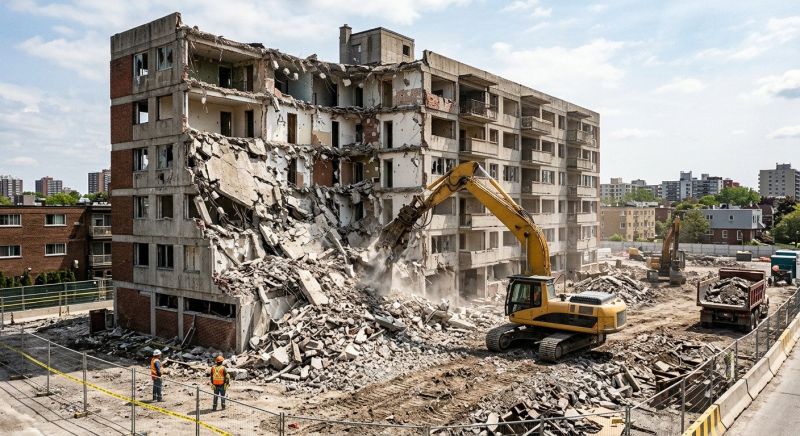 Apartment Demolition in Bergen County, NJ