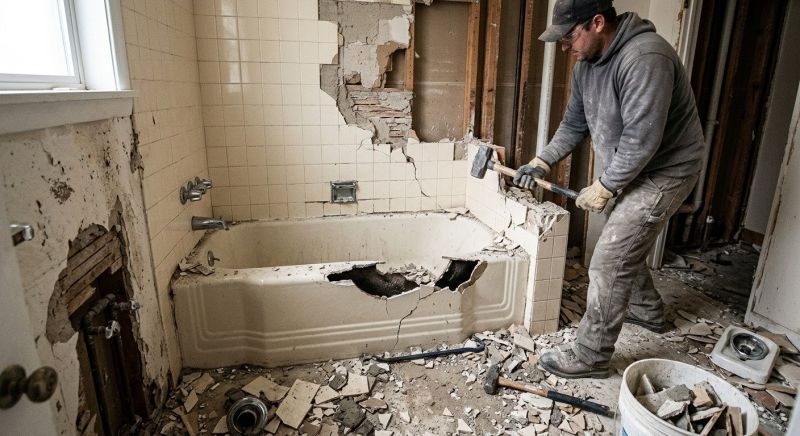 Bath Demolition in Bergen County, NJ