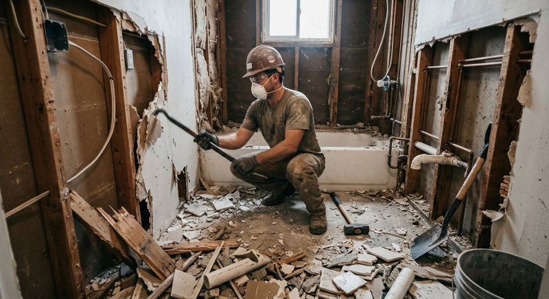 Bathroom Demolition in Frederick, MD