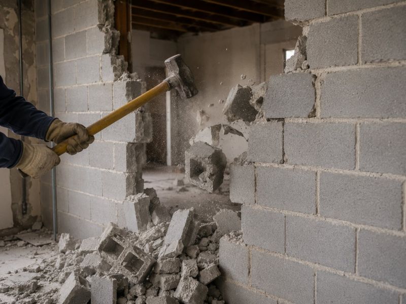Block Wall Removal in Bergen County, NJ