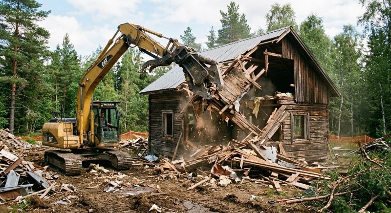 Cabin Demolition in Pearland, TX