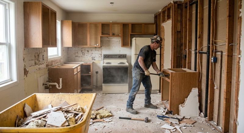 Cabinet Demolition in Bergen County, NJ
