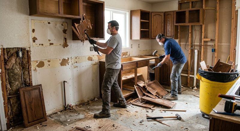 Cabinet Demolition in Bergen County, NJ