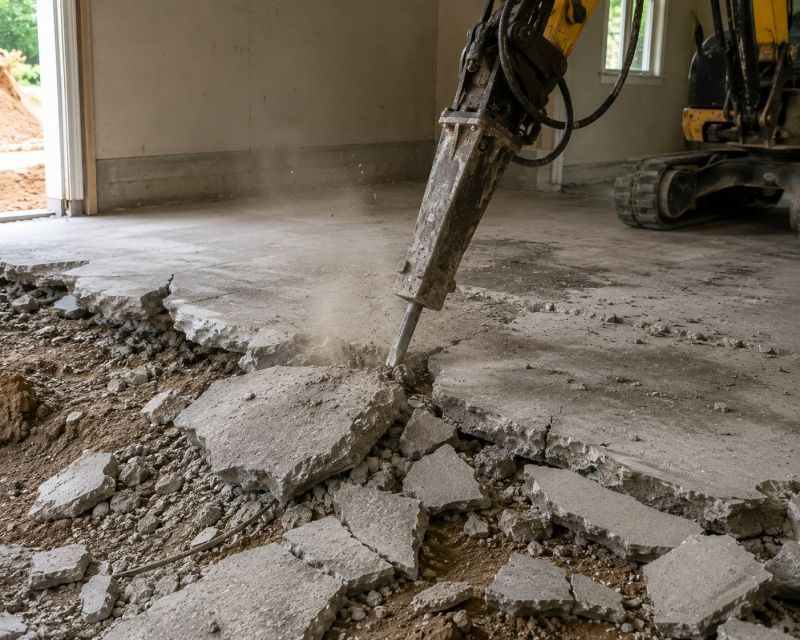Cement Demolition in Bergen County, NJ