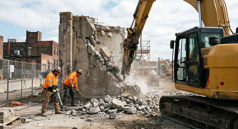 Cement Demolition in Sacramento, CA