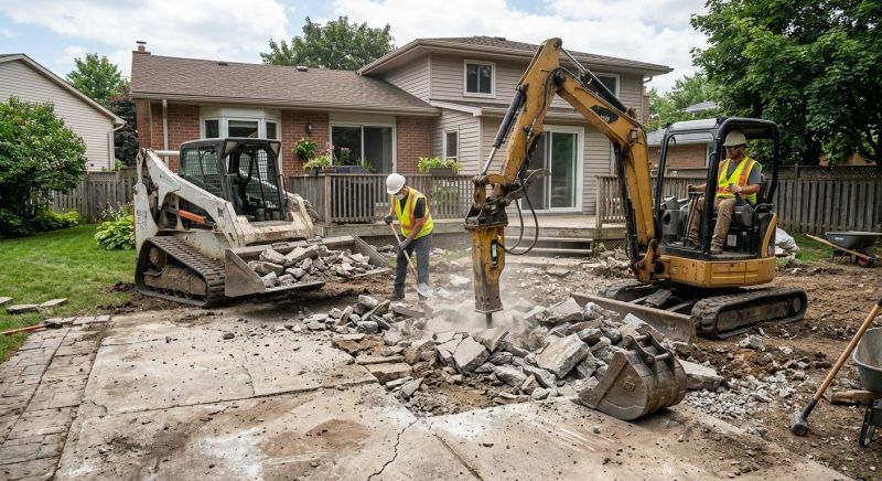 Concrete Patio Demolition in Sacramento, CA