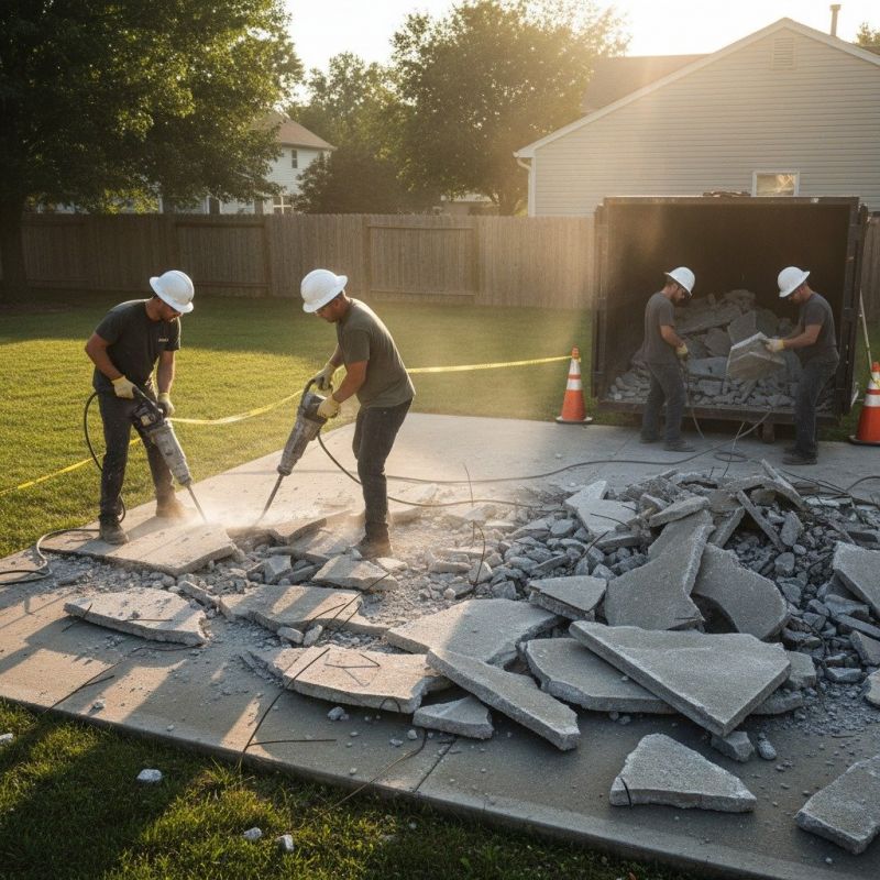 Concrete Steps Demolition in Sacramento, CA