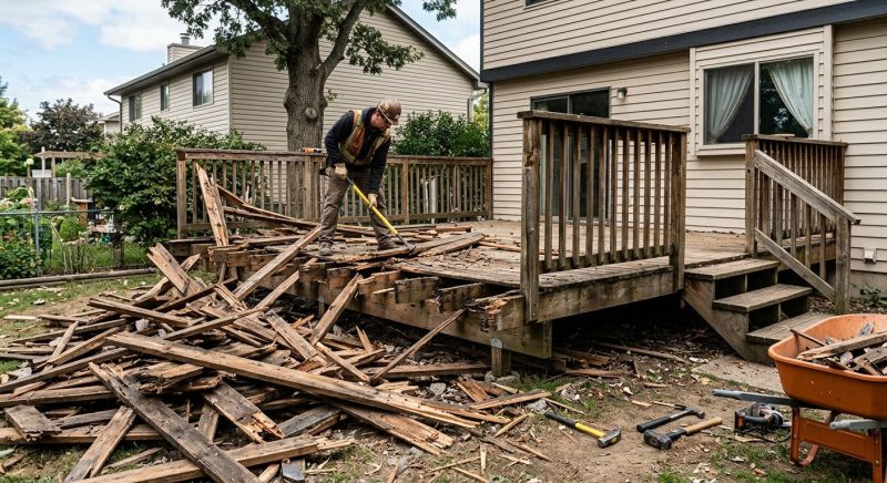 Deck Demolition Service in Sacramento, CA