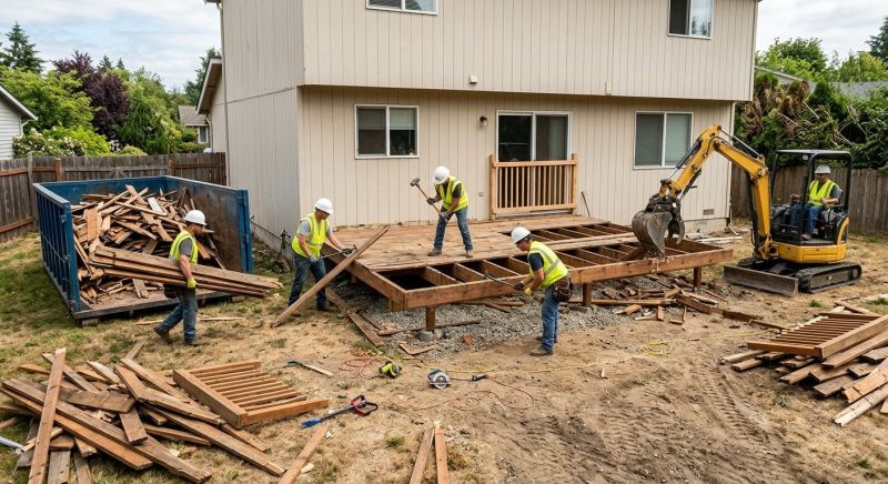 Deck Demolition Service in Bergen County, NJ