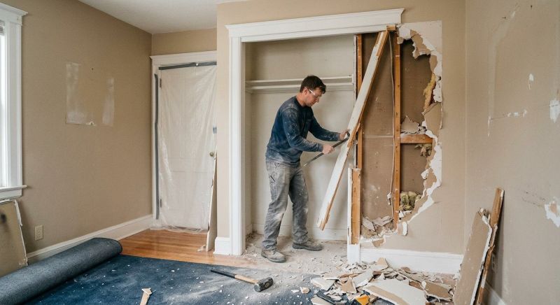 Drywall Removal in Sacramento, CA