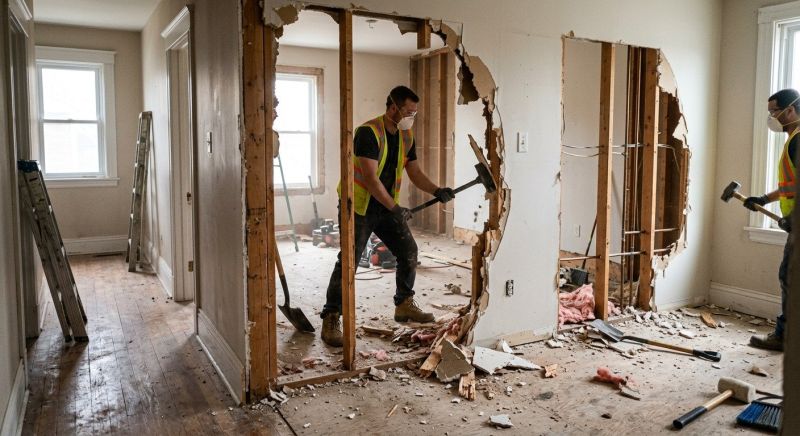Drywall Removal in Bergen County, NJ