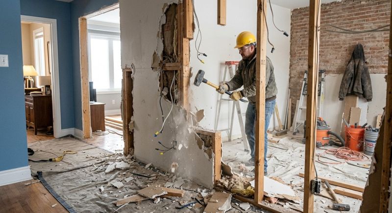 Hearth Demolition in Frederick, MD