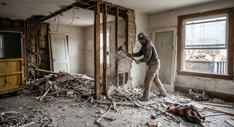 Hearth Demolition in Bergen County, NJ