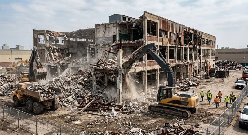 Industrial Demolition in Katy, TX
