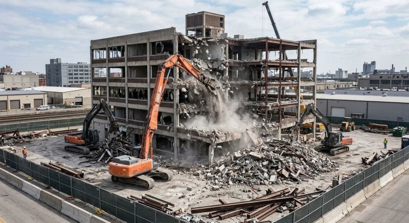 Industrial Demolition in Bergen County, NJ