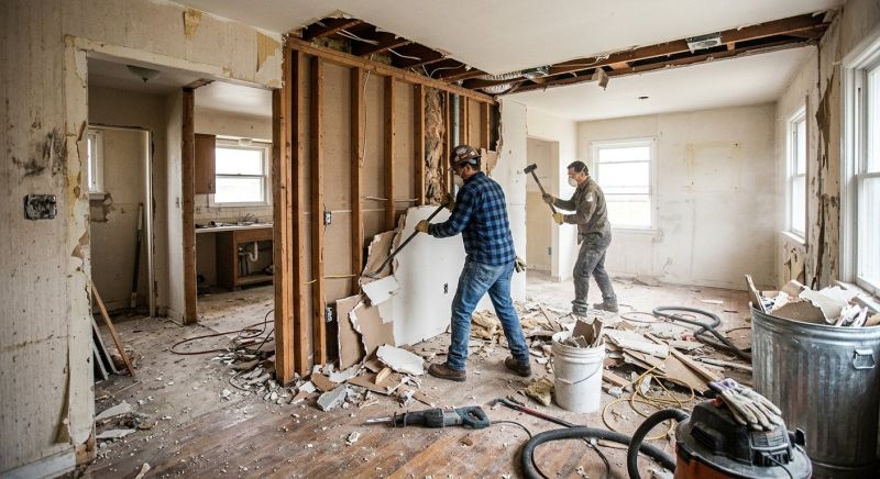 Interior Renovation Demolition in Frederick, MD