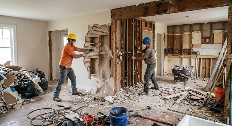 Interior Wall Demolition in Frederick, MD
