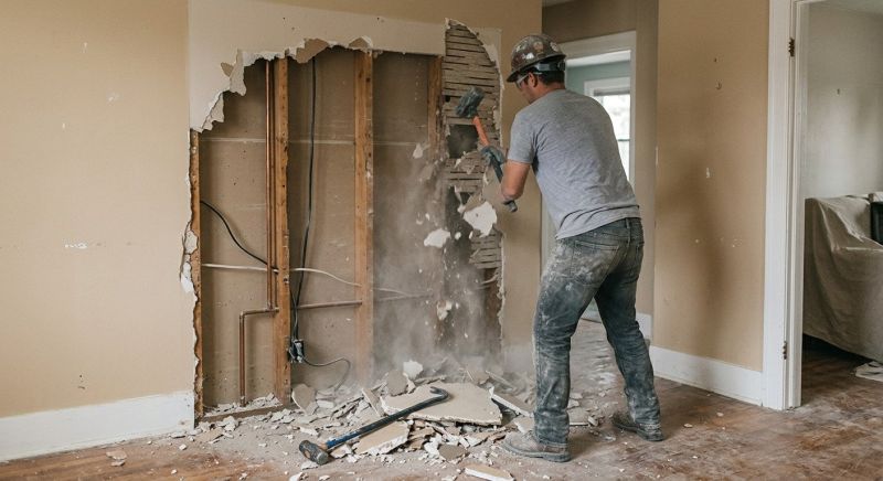 Interior Wall Demolition in Sacramento, CA