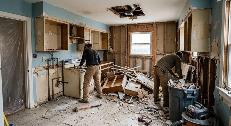 Kitchen Cabinet Demolition in Bergen County, NJ