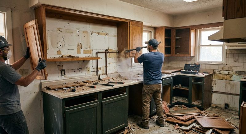 Kitchen Cabinet Demolition in Frederick, MD