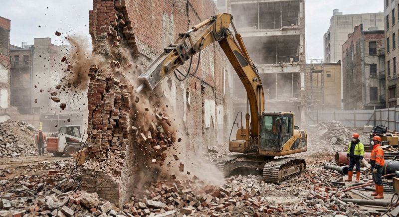 Masonry Demolition in Bergen County, NJ