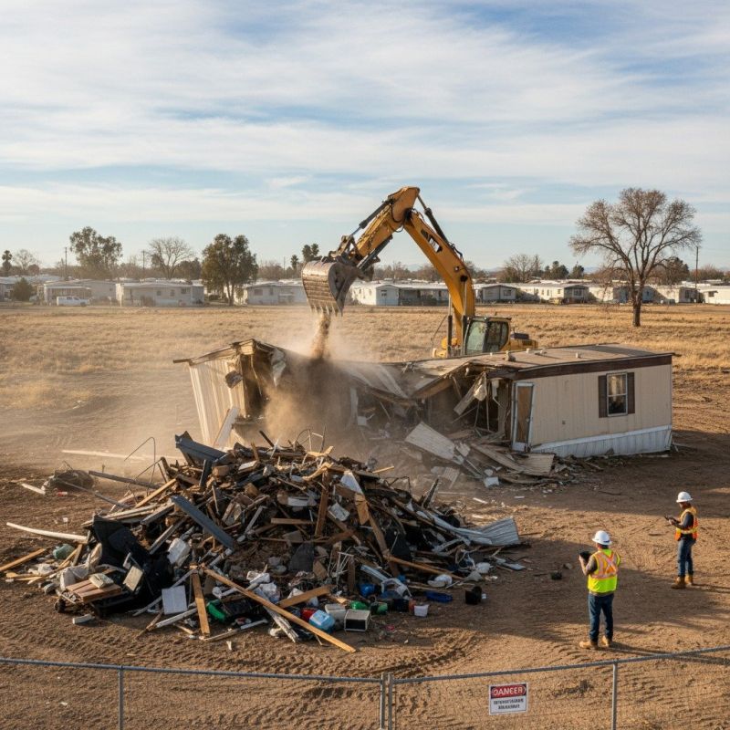 Modular Home Demolition in Sacramento, CA