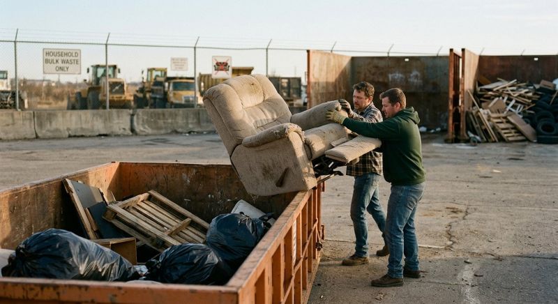 Old Furniture Disposal in Roseville, CA