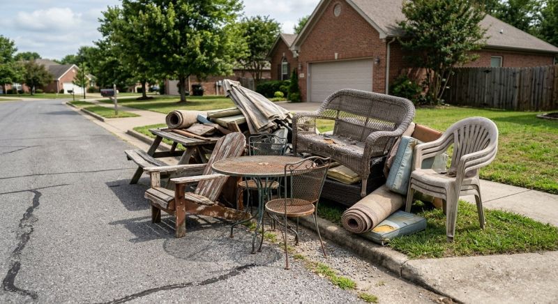 Patio Furniture Removal in Roseville, CA
