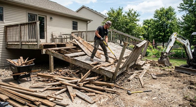 Pool Deck Demolition in Bergen County, NJ