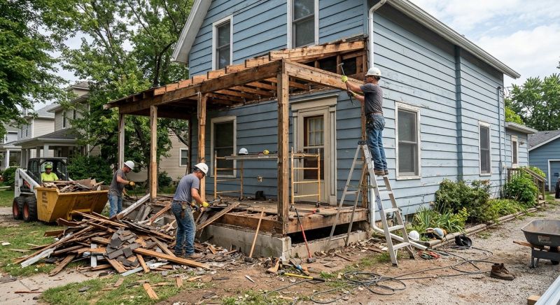 Porch Demolition in Sacramento, CA