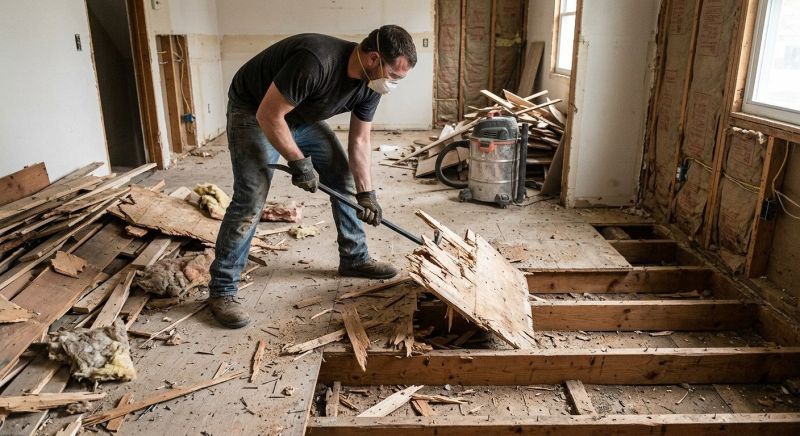 Subfloor Demolition in Frederick, MD