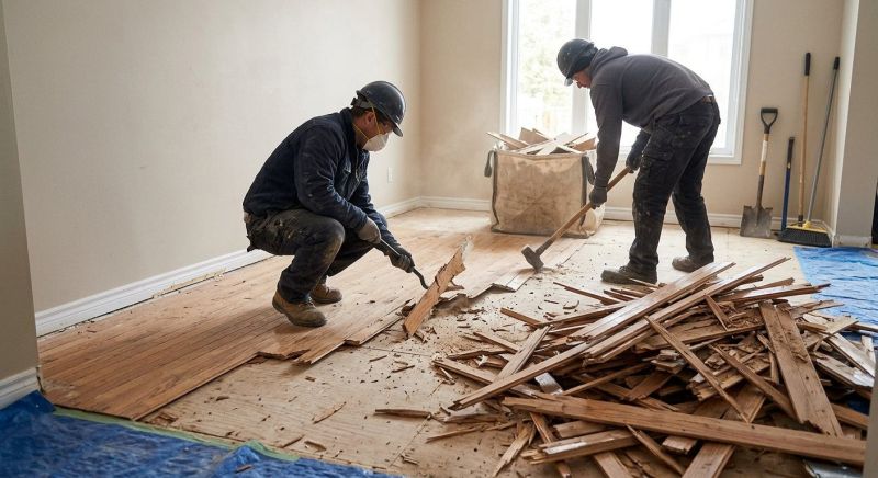 Subfloor Demolition in Bergen County, NJ