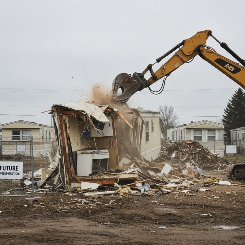 Trailer Home Demolition in Sacramento, CA